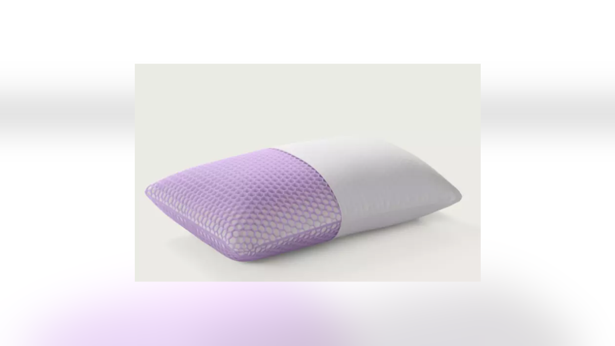 This pillow has Purple's classic grid design for added coolness. 