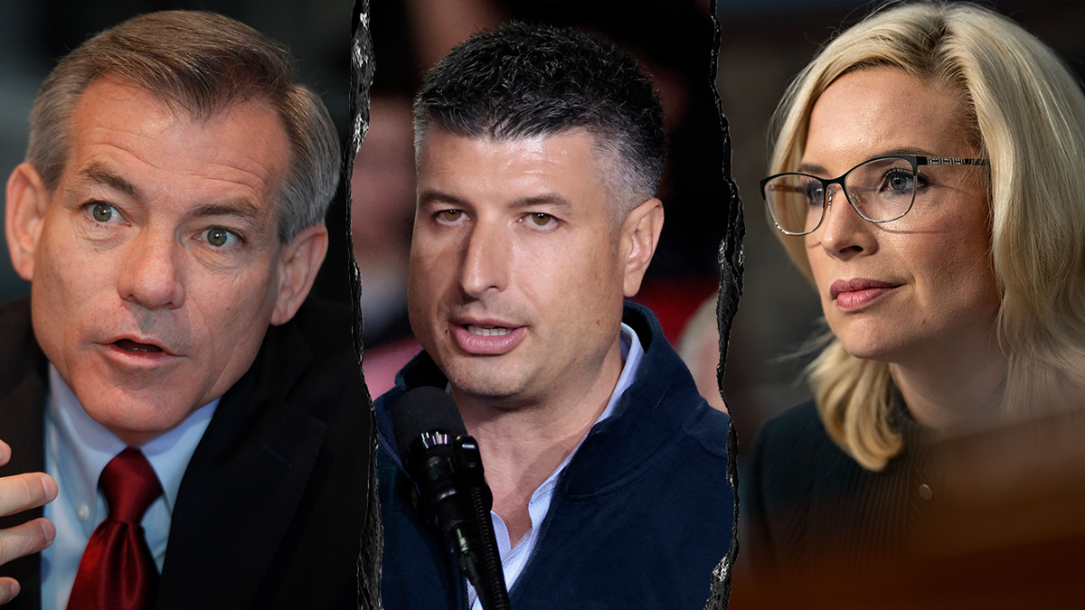 From left: GOP Reps. David Schweikert of Arizona, Tom Barrett of Michigan and Ashley Hinson of Iowa are joining Americans for Prosperity in a day of action on Saturday.