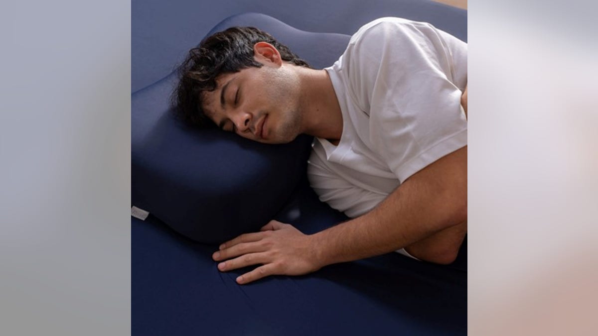 A cooling, ergonomic pillow. 