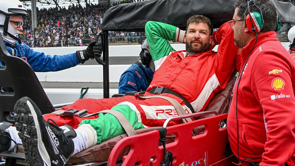 Injured crew member