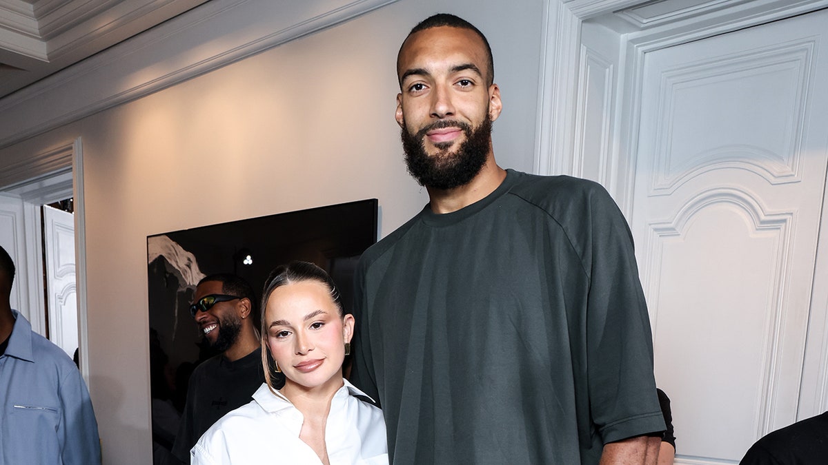 Rudy Gobert and Julia Bonilla in France