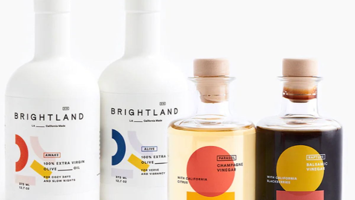 Try this luxe set of oil and vinegar.