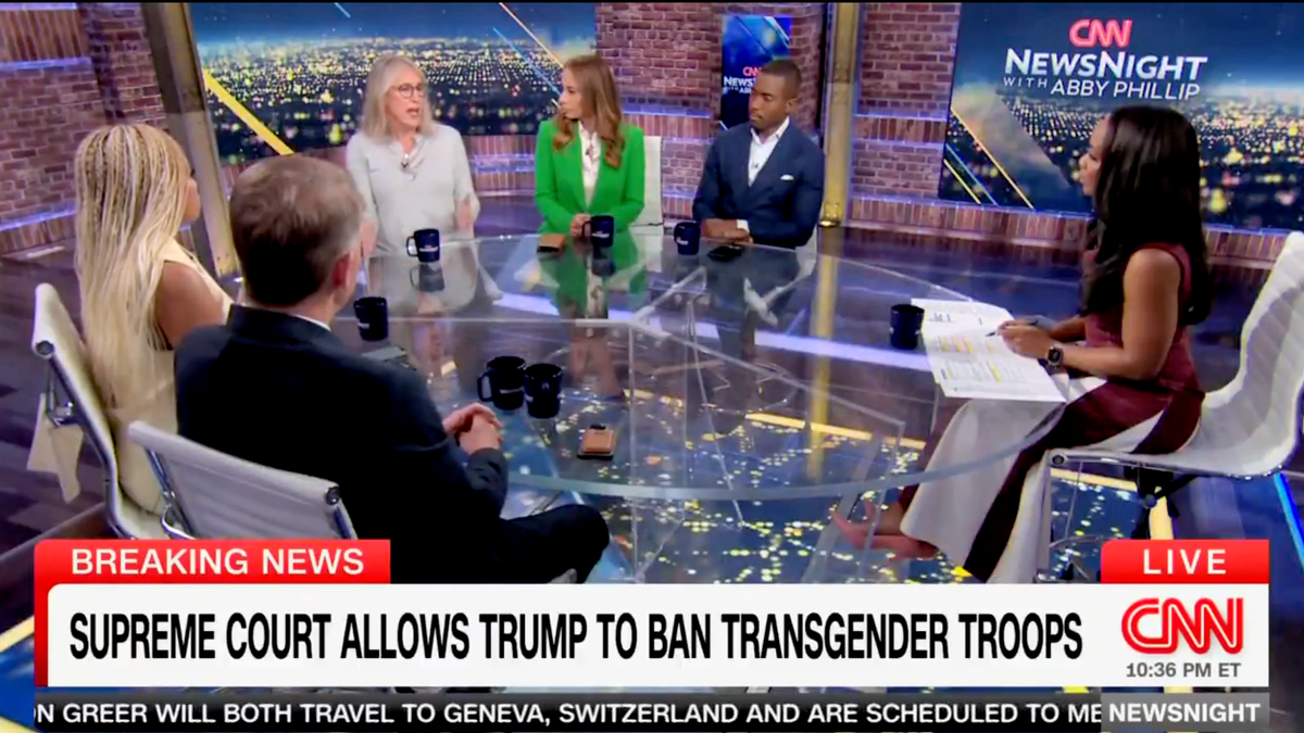 Discussion on transgender troops on CNN, May 6th 2025