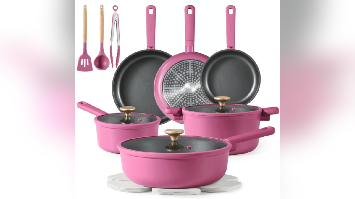 Add a pop of color to your kitchen with this set.