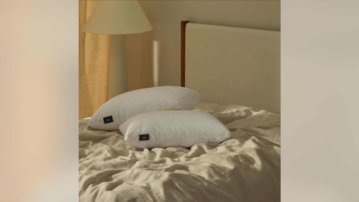 A Silk & Snow pillow is supportive yet soft.