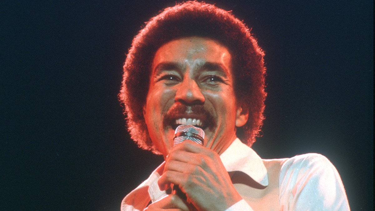Smokey Robinson performing in 1980