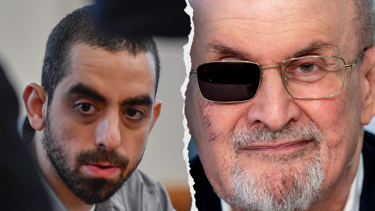 Split of Hadi Matar and Salman Rushdie
