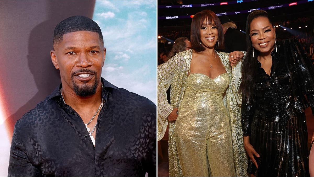 Split of Jamie Foxx, Gayle King and Oprah