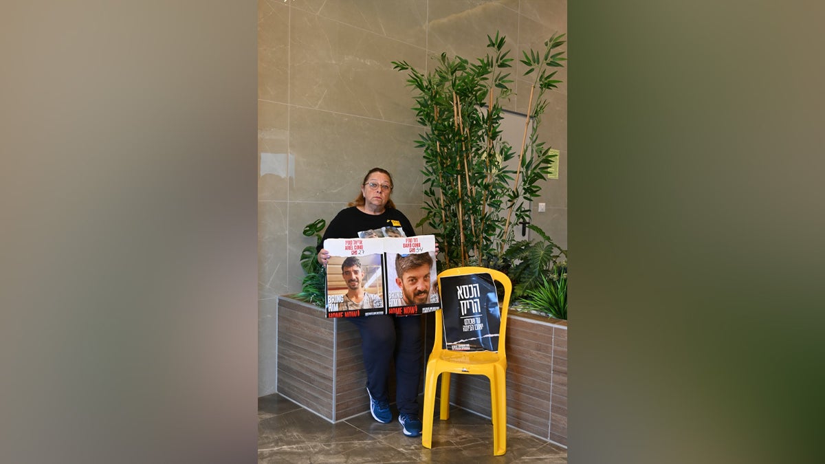 Both of Sylvia's sons were violently kidnapped by Hamas terrorists on Oct. 7, 2023.