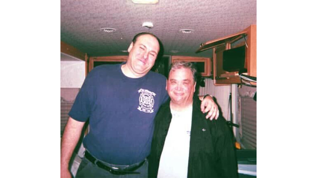 James Gandolfini and Charley Scalies