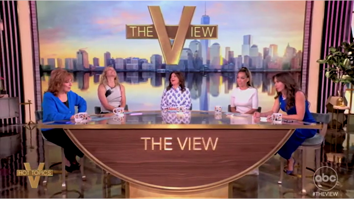 The co-hosts of "The View" have a lively discussion