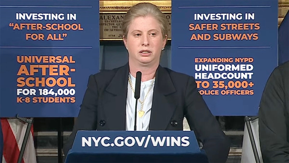 NYPD commissioner Jessica Tisch addressed media after TdA attack on NYPD officers.