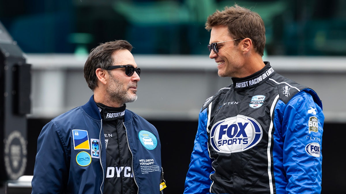 Tom Brady and Jimmie Johnson