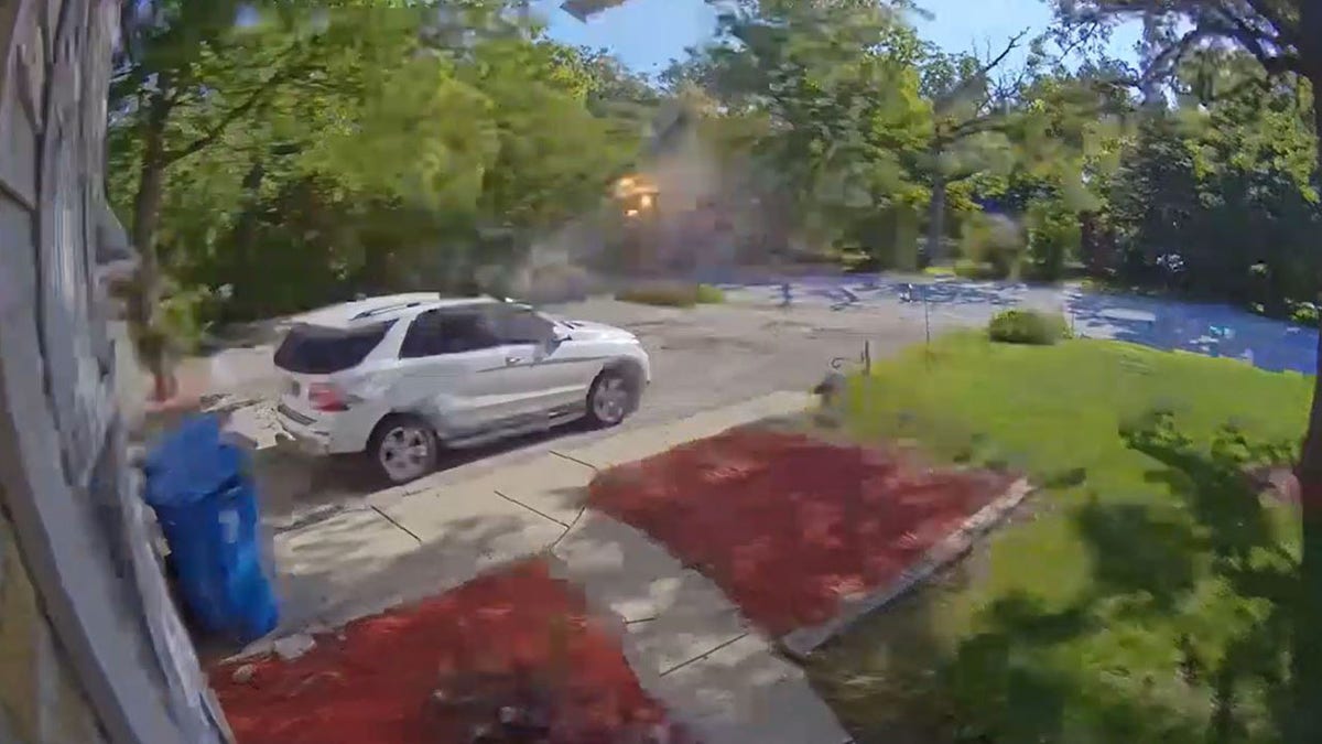 A Truck with smoke