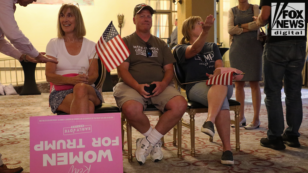President Donald Trump supporters pulled up a seat at Rep. Ro Khanna's town hall after speaking with the congressman.