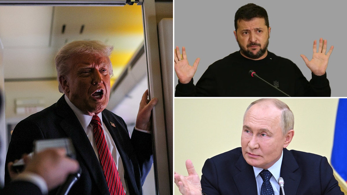 Trump, Putin and Zelenskyy