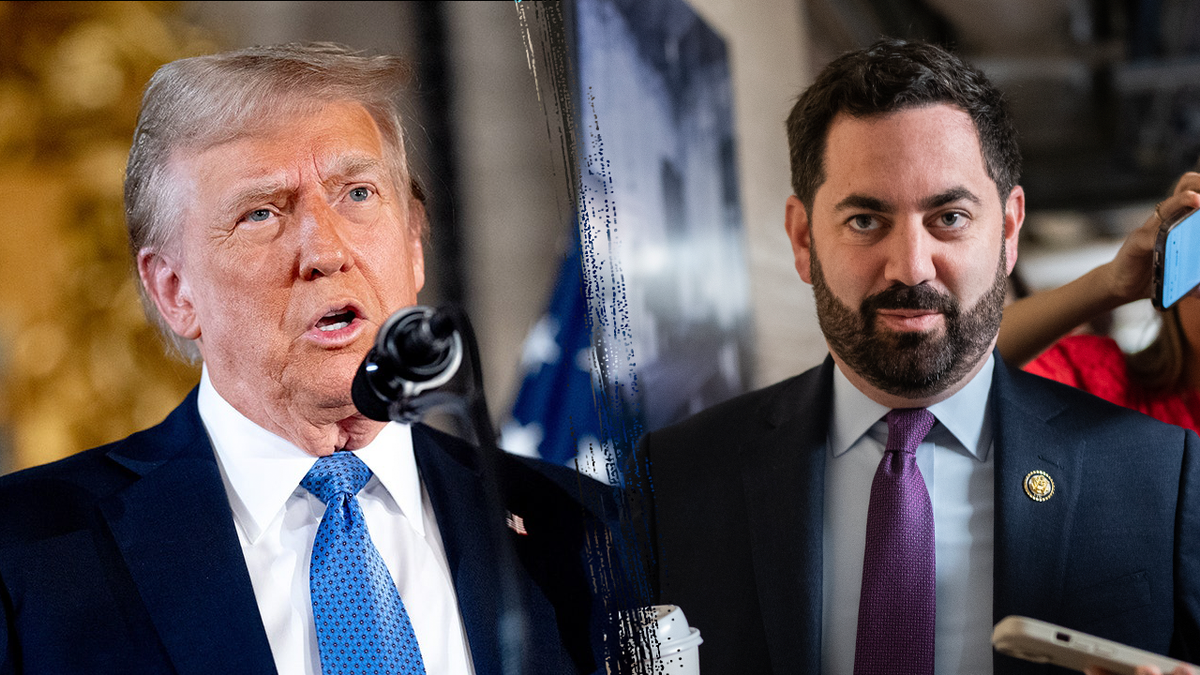 Trump, left; Rep. Lawler, right