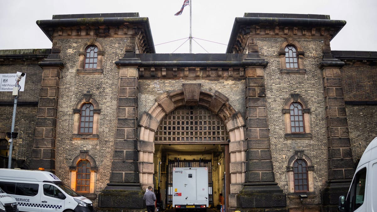 A Serco security van enters HMP Wandsworth prison in London, England, on Thursday, Sept. 5, 2024. The UK's new government said it will release low-risk prisoners after they have served 40% of their sentences, compared with 50% currently, as part of a plan to address an overcrowding crisis in the country's jails.