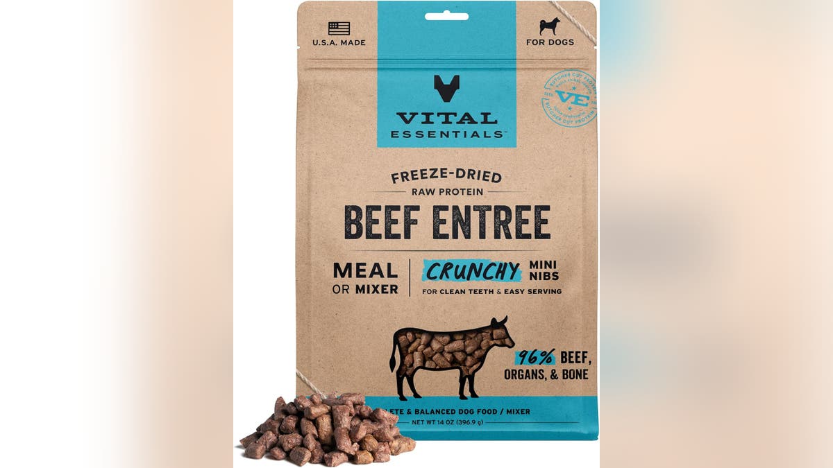 This food topper is high in protein and low in carbohydrates.