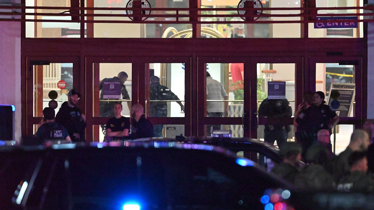 Outside of Waterbury mall after a shooting