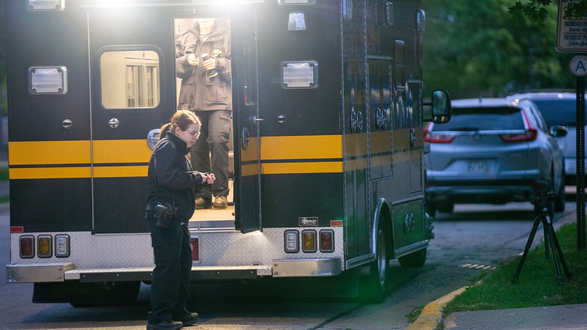Wisconsin State Crime Laboratory staff shown in Wilgus Hall 