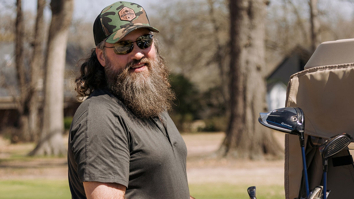 Willie Robertson wearing a green shirt