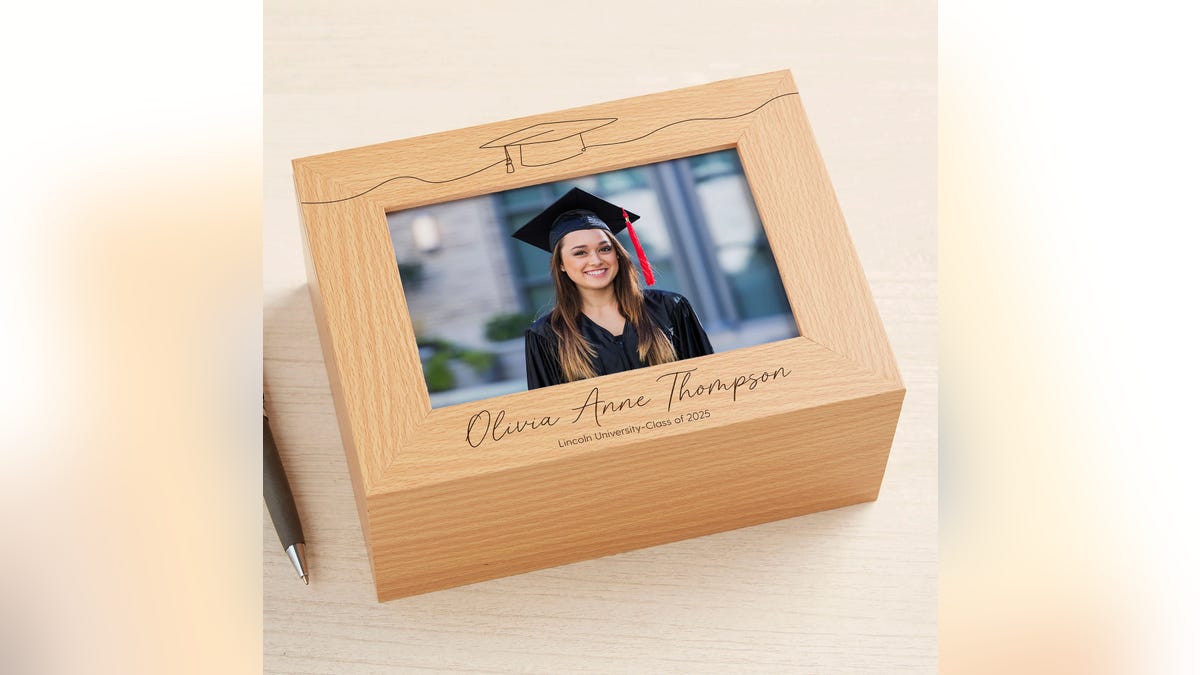 This keepsake box is great for storing school memories.