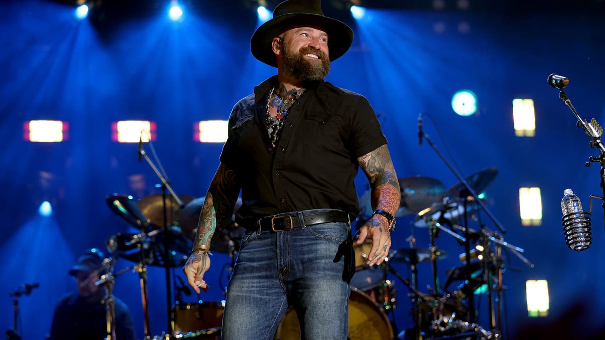 Zac Brown on stage