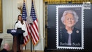 First lady Melania Trump unveils new stamp honoring Barbara Bush: 'Her legacy lives on'