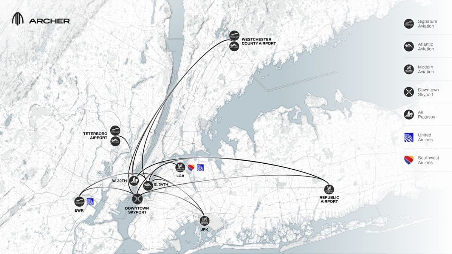 2 air taxi service plans evtol rides from all three nyc airports