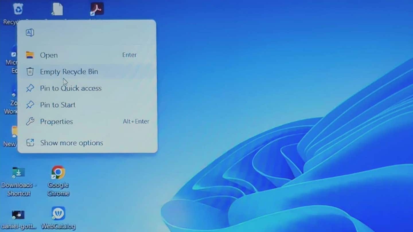 2 how to free up space on a pc bin