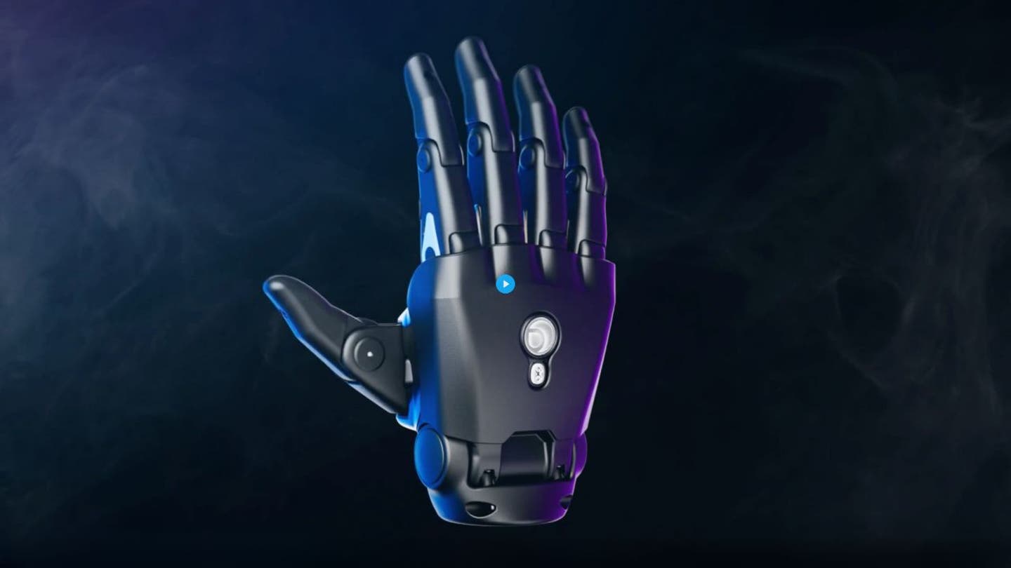 2 wireless waterproof bionic arm with 360 degree wrist rotation