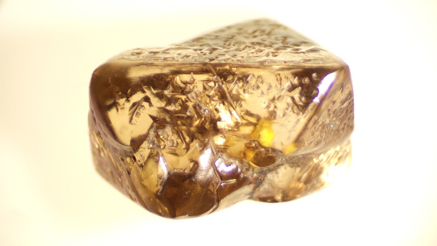 3.81 ct. brown 3
