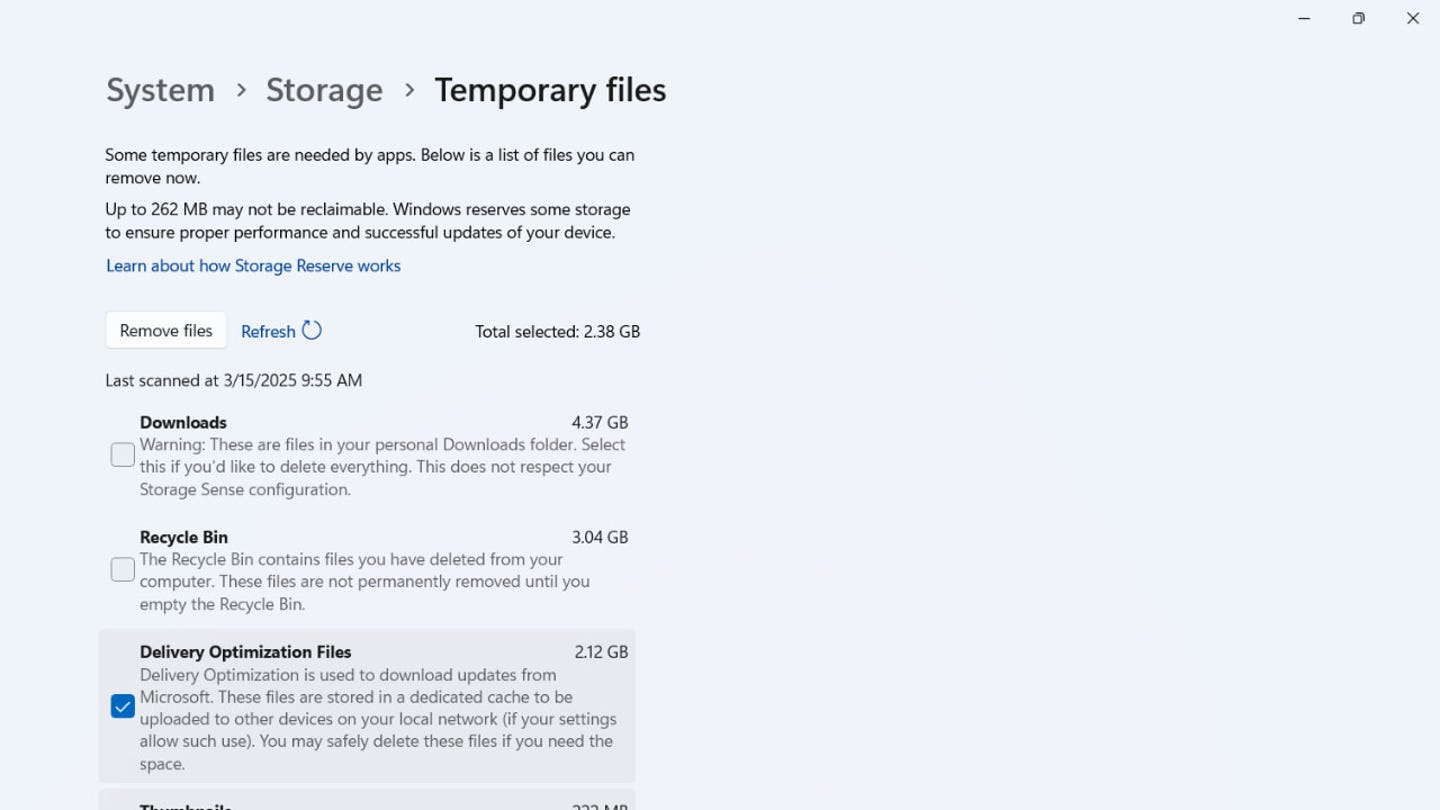 6 how to free up space on a pc files