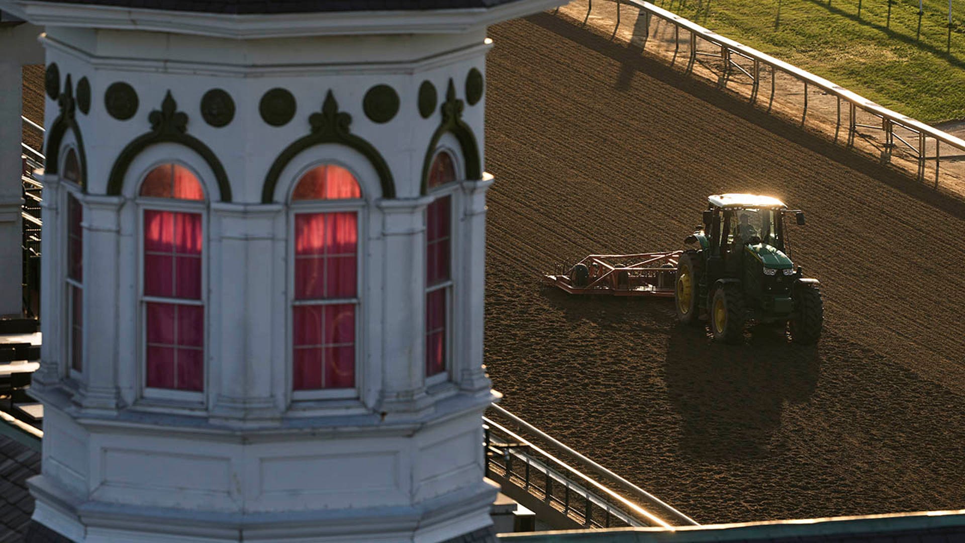 Track gets groomed