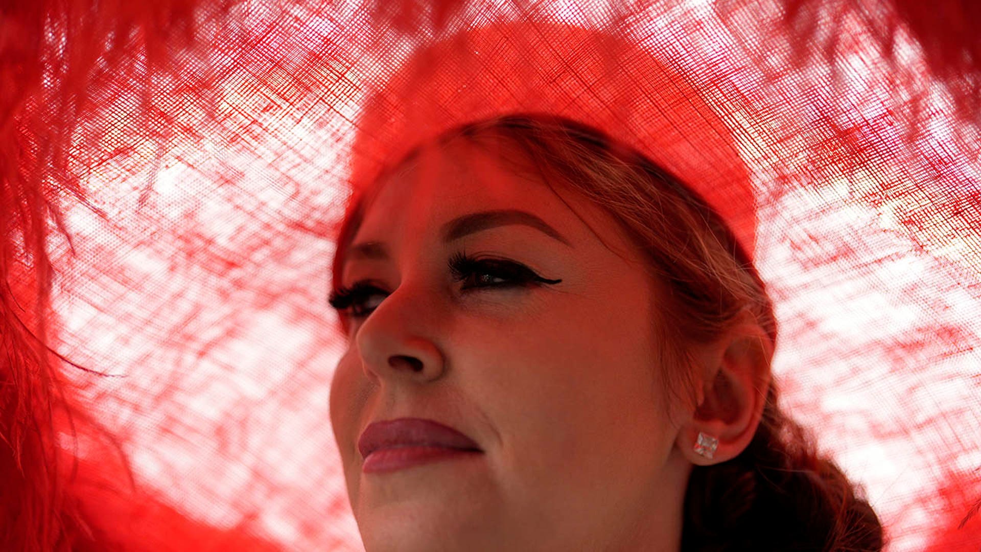 A woman at Churchill Downs