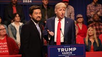 A NewsBusters analysis says 91% of Saturday Night Live's jokes targeted conservatives this season, with President Trump as the top punching bag.
