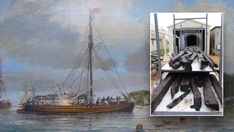 Mysterious 18th-century warship unearthed at Ground Zero site gets new home