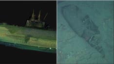 Never-before-seen photos reveal WWI-era submarine 1,300 feet below surface where 19 sailors perished in 1917