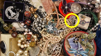 Rare diamond brooch found hiding in jewelry box delivers 'special moment'