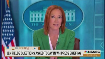 Jen Psaki holds mock press briefing trashing 'MAGA spin' on White House questions