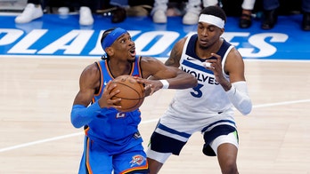 Timberwolves' Jaden McDaniels shoves NBA MVP Shai Gilgeous-Alexander as Thunder take 2-0 series lead