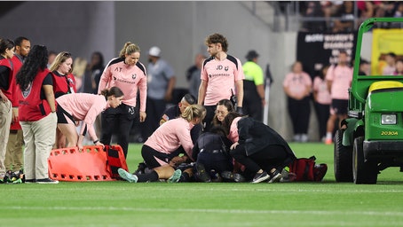 Women's soccer pro stretchered off field after suffering 'medical event'