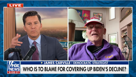 James Carville calls Jake Tapper revelations on Biden's declining health a 'water is wet' book