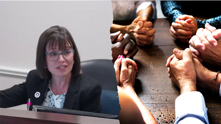 School board member asks, 'How much God do you need?' as meeting erupts over prayer policy