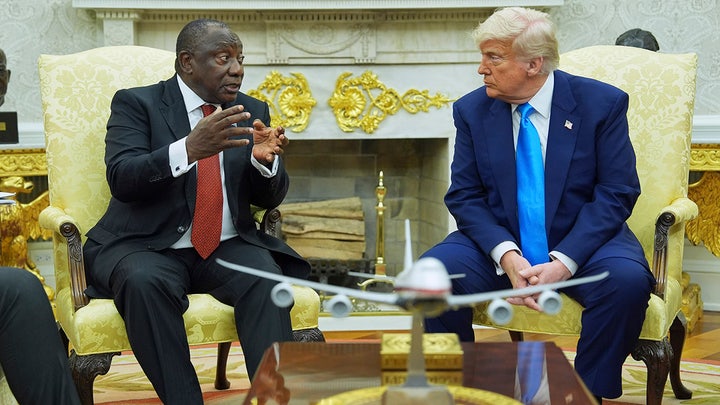 Trump confronts South African president with video on treatment of White farmers - Fox News