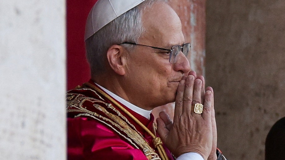 Pope Leo XIV on the day he was elected as pope
