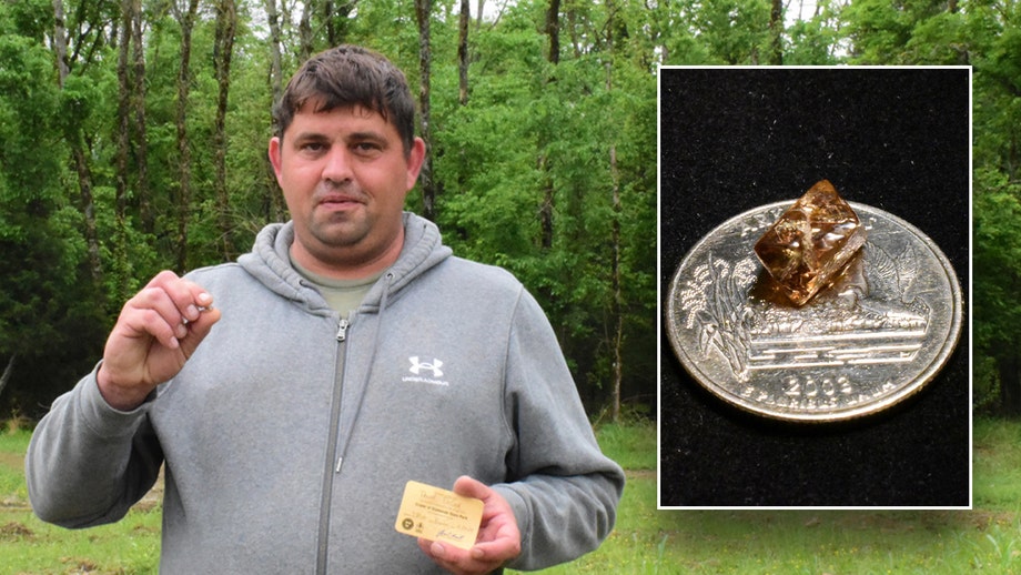 Man discovers 'candy-like' diamond at Arkansas state park