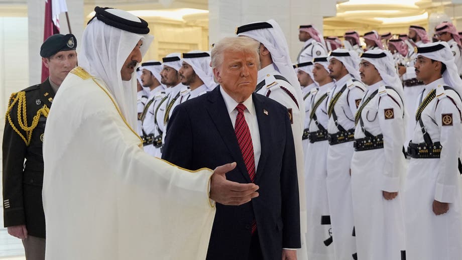 Trump visits Qatar as country's jet offer puts spotlight on nation's growing influence in Washington