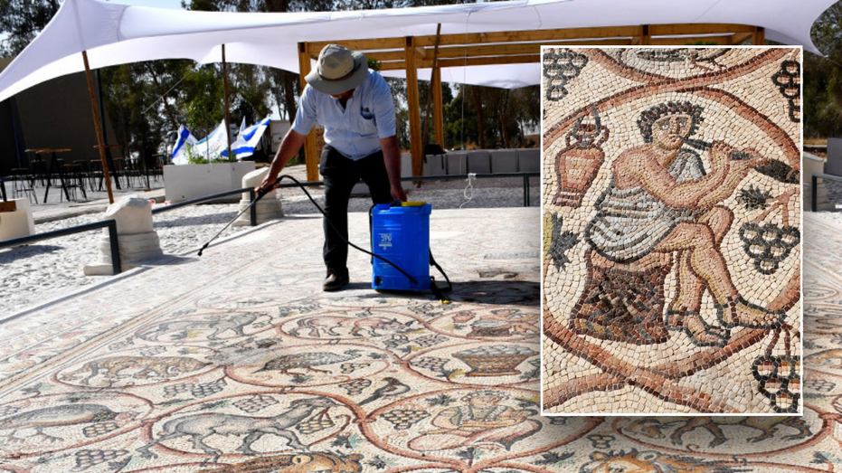 Rare 1,600-year-old mosaic from Christian monastery unveiled after centuries of obscurity